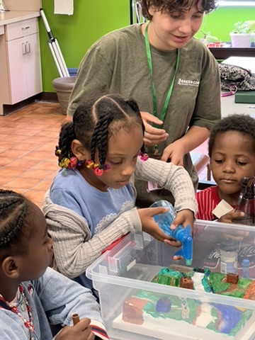 Hands-on youth workshop with a watershed model